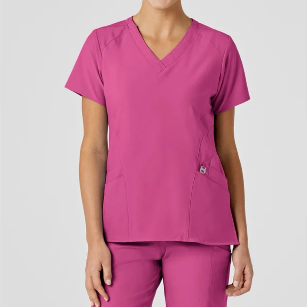 Wonder Wink 123 scrub set pink
